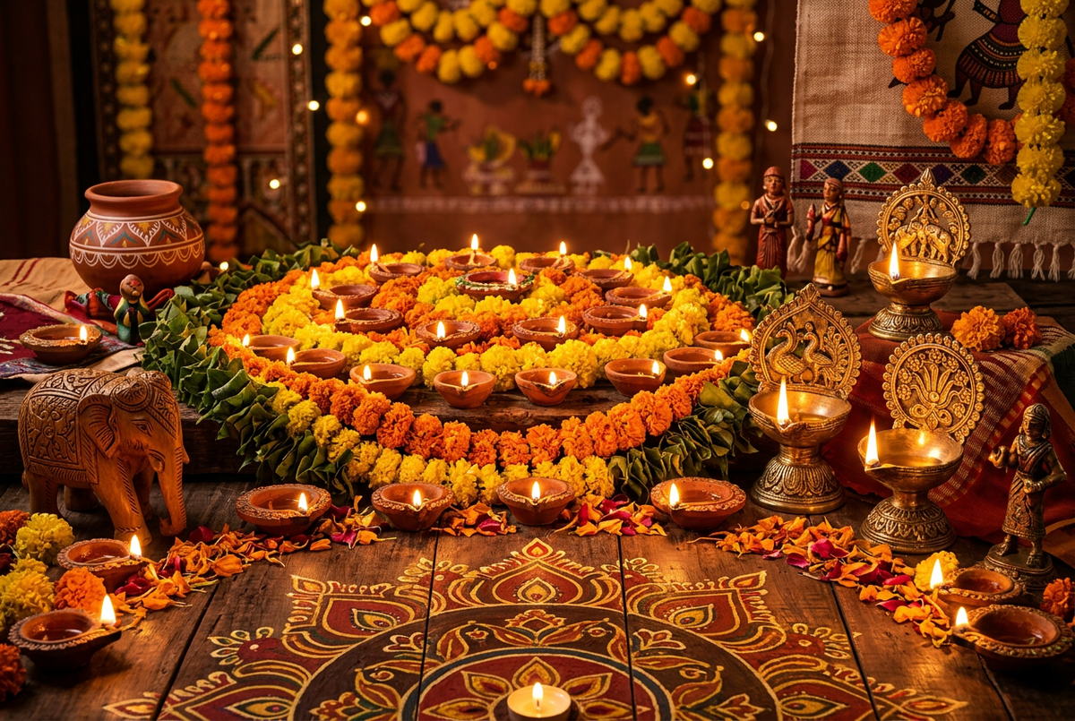 Diwali Lakshmi-Ganesh Puja Idols