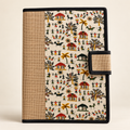 Handcrafted Jute File Folder | Warli-Inspired Art