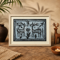Khovar Tribal Art, Framed Folk Art from Jharkhand